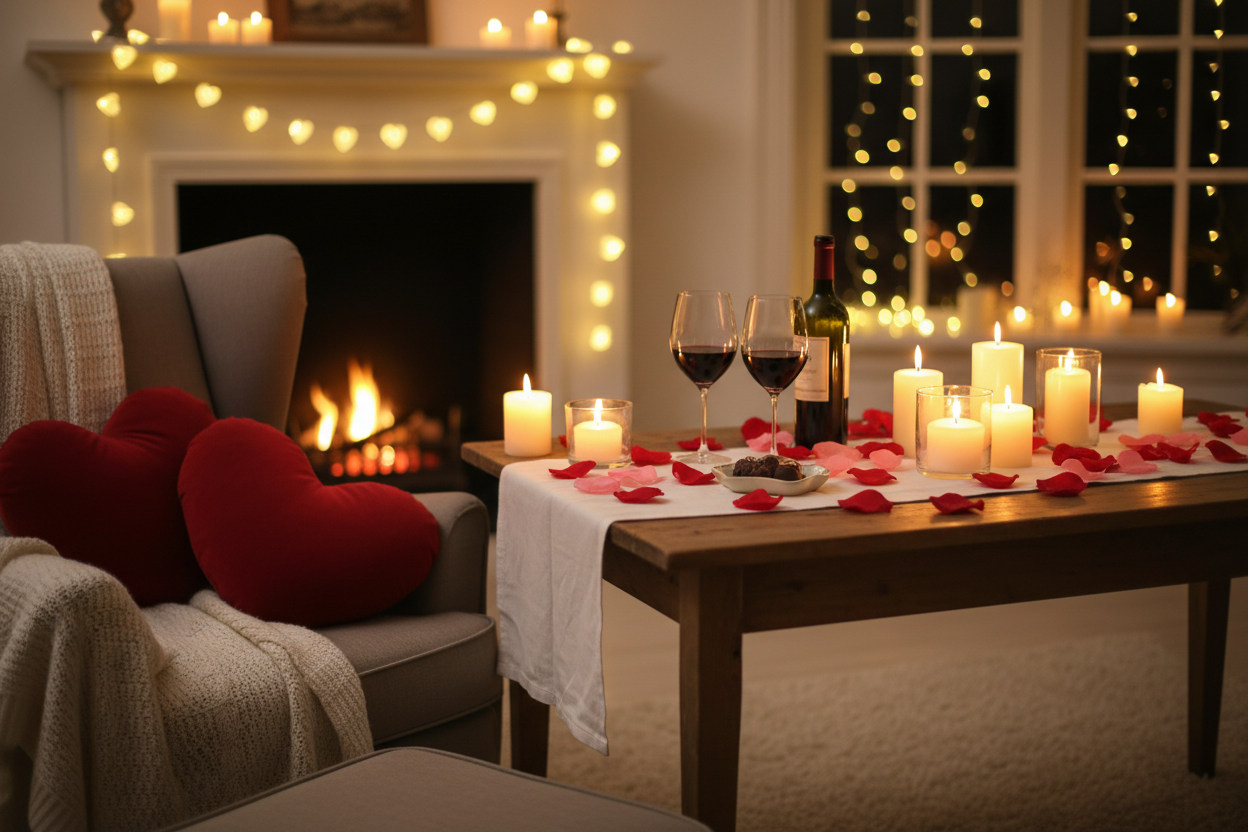 Perfect Valentine’s Day Ambience at Home