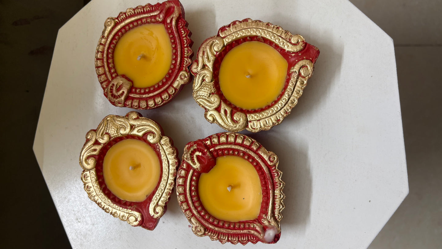 Scented Diya (Set of 4)