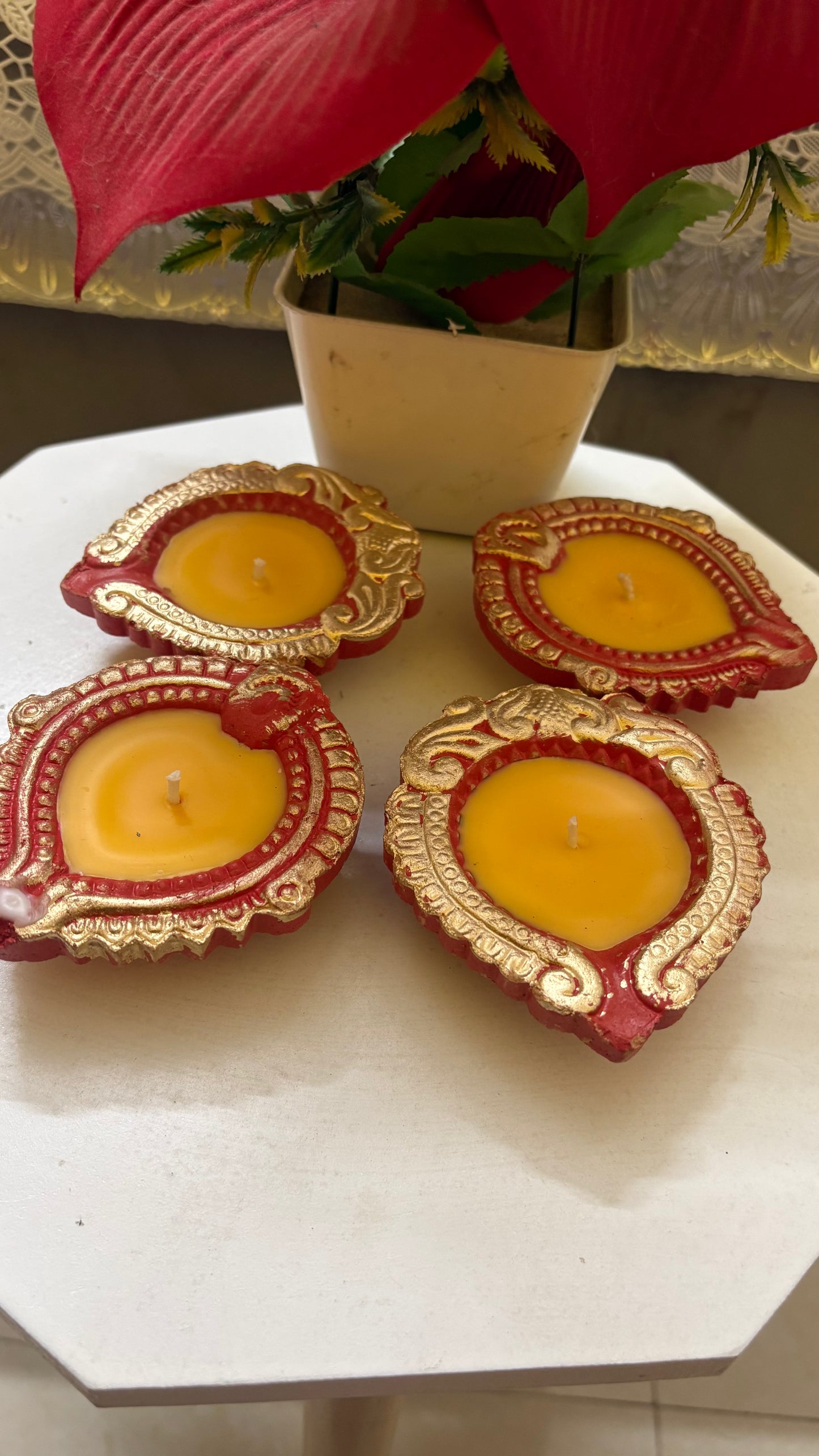 Scented Diya (Set of 4)