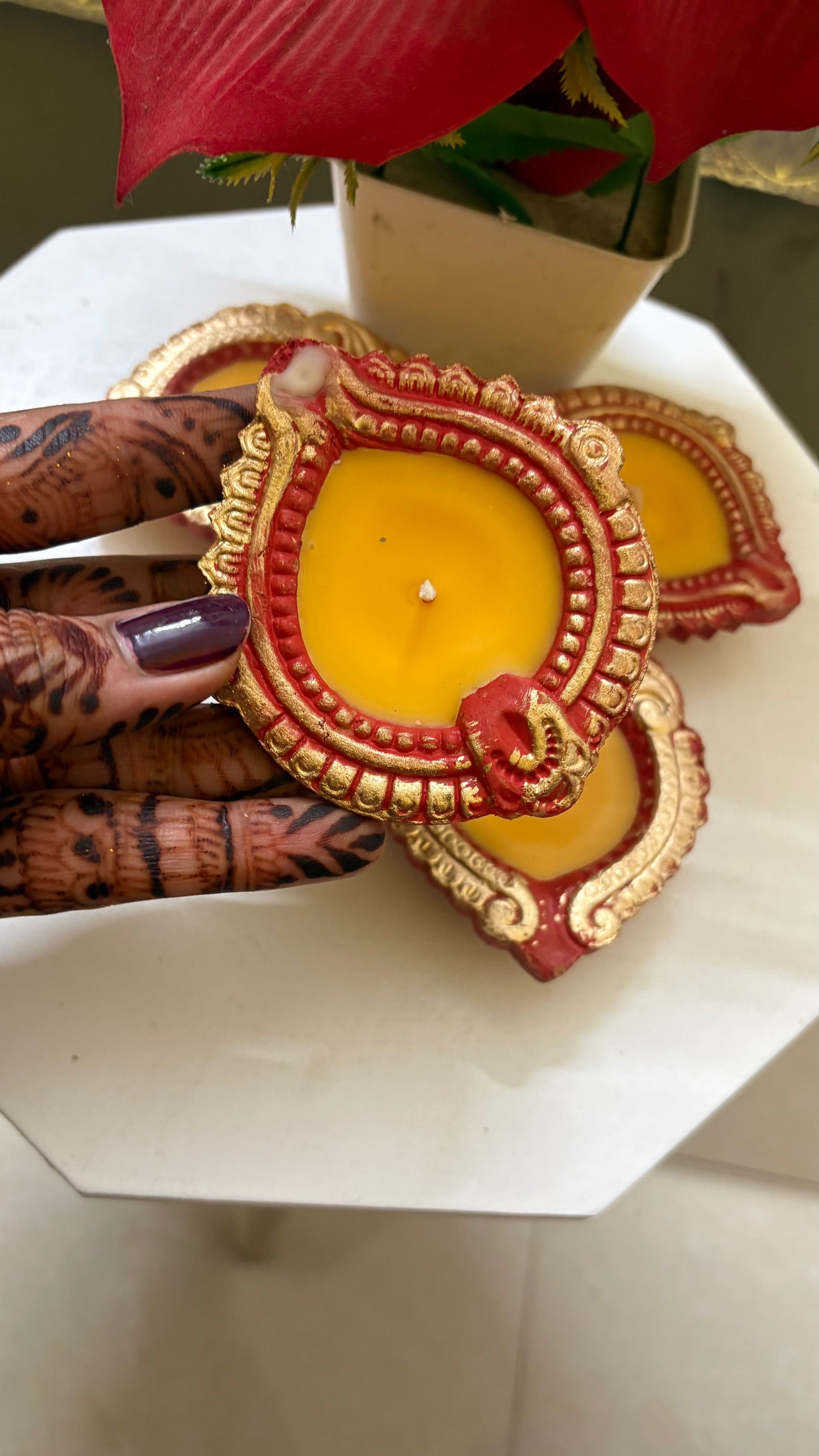 Scented Diya (Set of 4)