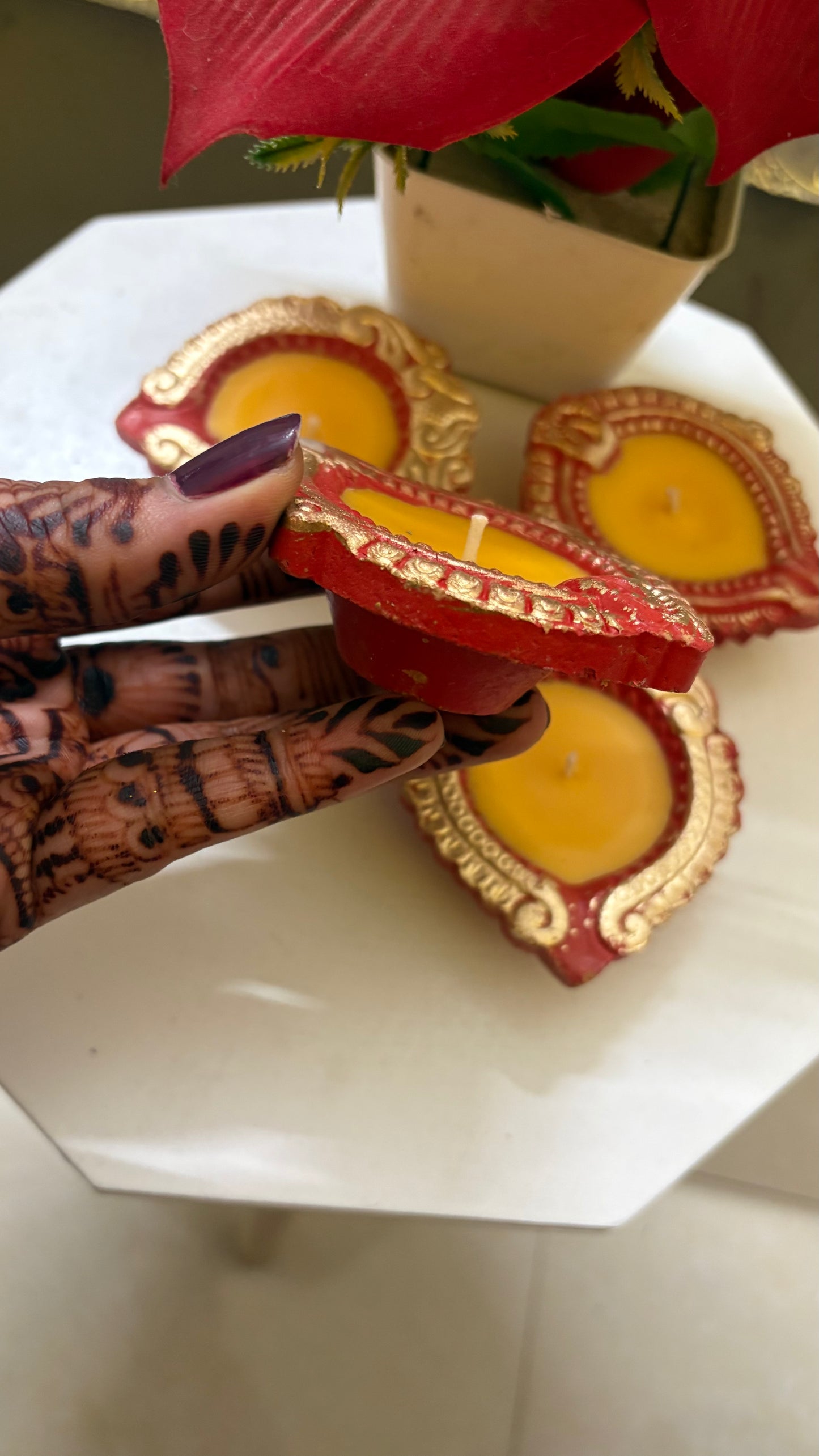 Scented Diya (Set of 4)