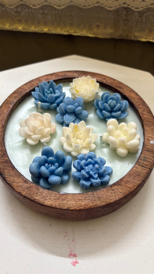 Ocean Petal Candle