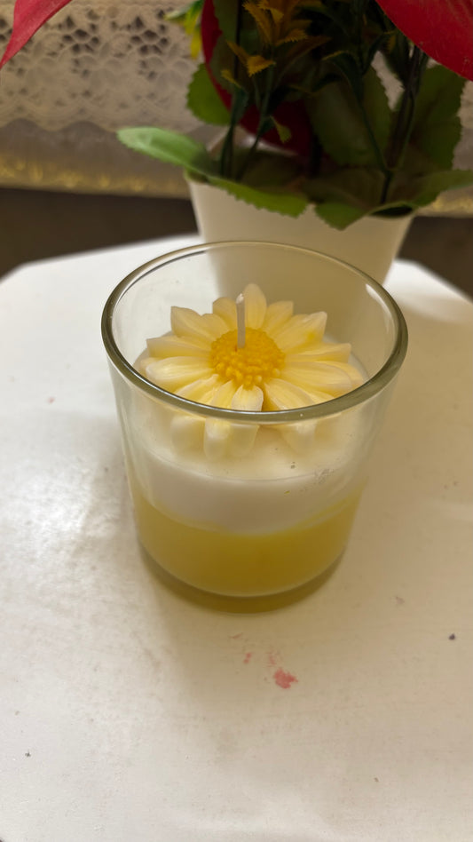 Daisy Jar Candle