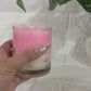 Iced Pink Latte Candle